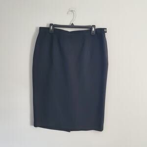 Rena Rowan Black Pencil Straight Skirt Size 16